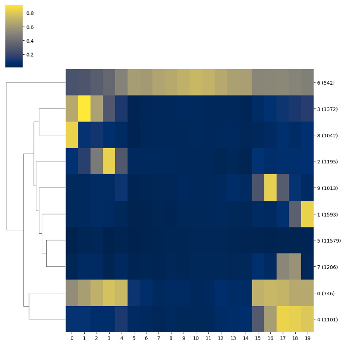 EDA1 - ClusterMap